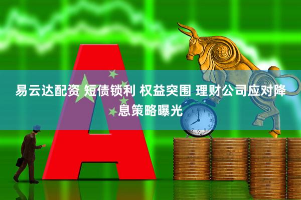 易云达配资 短债锁利 权益突围 理财公司应对降息策略曝光