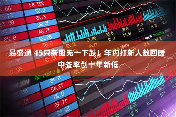 易盛通 45只新股无一下跌！年内打新人数回暖 中签率创十年新低