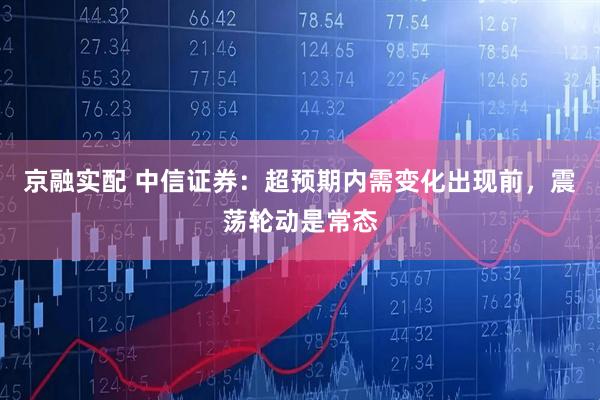 京融实配 中信证券：超预期内需变化出现前，震荡轮动是常态